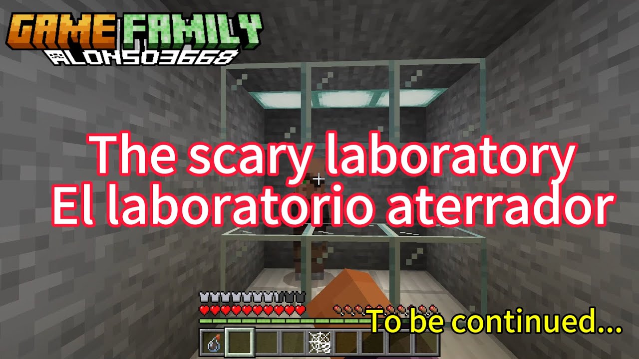 Minecraft Spooky Lab The scary laboratory(El laboratorio aterrador): Transform villager ...