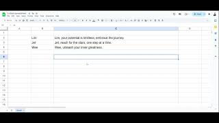 Using Gemini AI Formula Function In Google Sheet