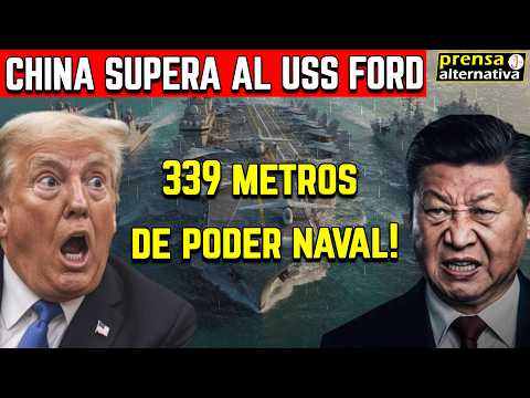 CHINA GOES AFTER THE U.S. GIANT! New aircraft carrier surpasses the USS Ford