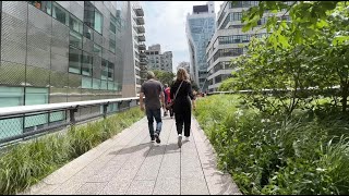 Walking NYC : The High Line Elevated Park 2022