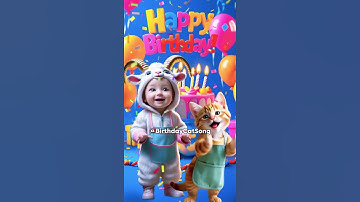Happy Birthday Cat Song - Happy Birthday To You #cat #cutecat #happybirthday #catsinging