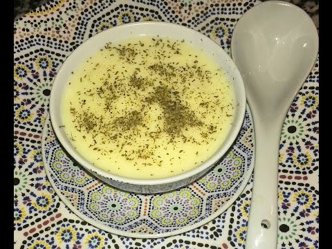 شوربة السميدة حساء السميد الصحي والسهل   