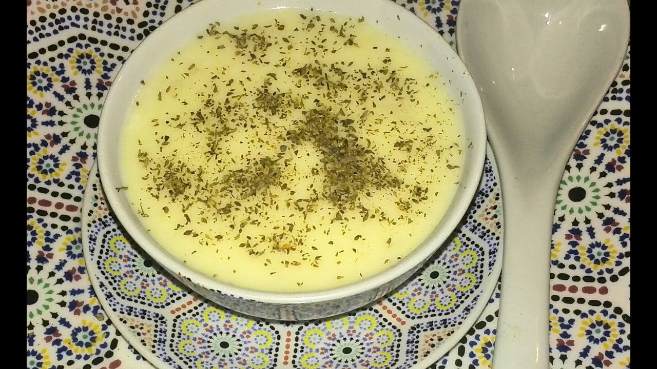 شوربة السميدة حساء السميد الصحي والسهل  Soupe de Semoule