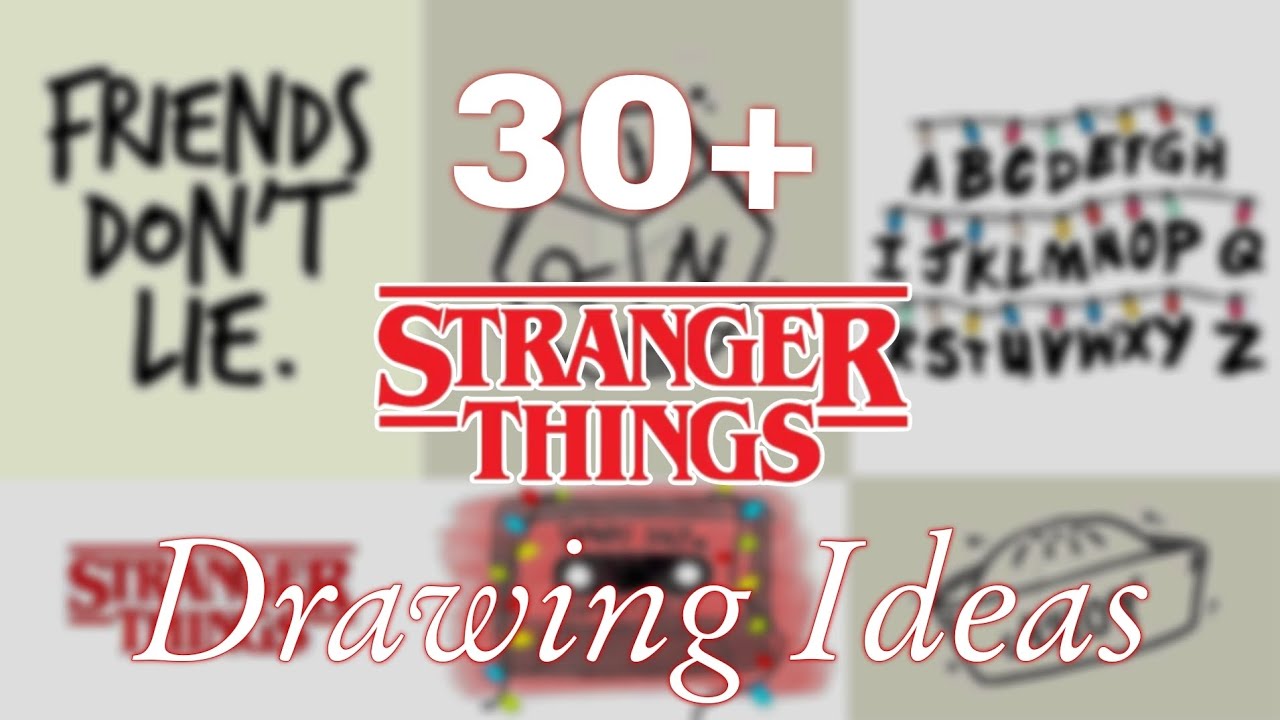 Stranger Things Drawing Ideas❤️
