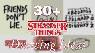 Stranger Things Drawing Ideas❤️