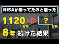【オルカン1本のみ】新旧NISAを8年続けた結果を楽天証券の画面付きですべて公開します！つみたてNISAとジュニアNISAの成績も公開！