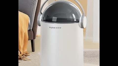 【Trash Can】Joybos® Round Air Pressure Portable Trash Can With Butterfly Lid