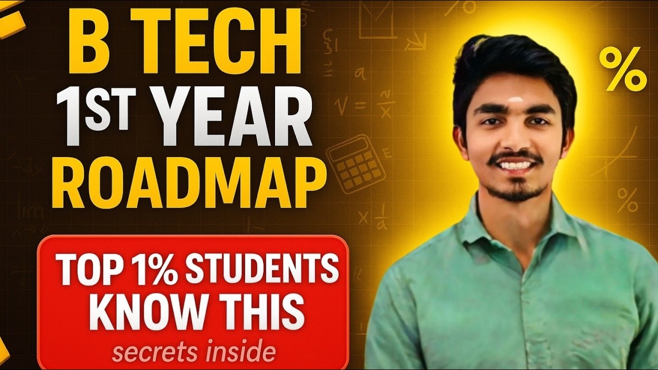 B.Tech 1st Year Roadmap 2025 🔥 | What Every Engineering Student Must ...