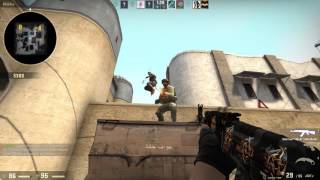 DAUN - CS:GO Competitive Dust2 with AVA, Wanzy, a friend and a random guy, comeback is real! part 3