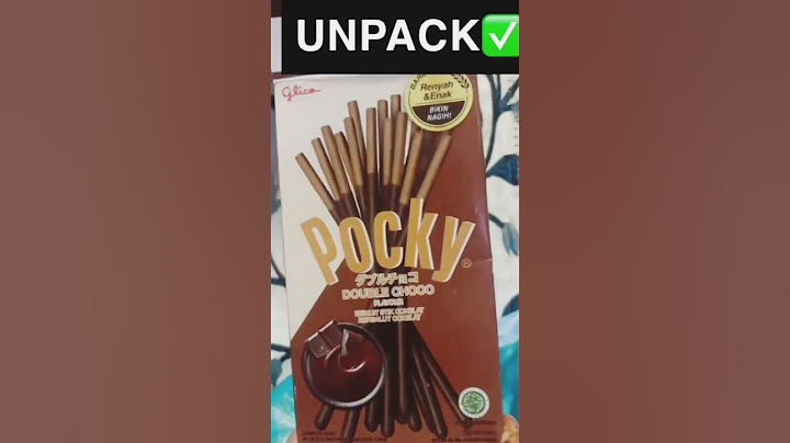Trying Pocky Double Choco #foryou #food #review #tasty #chocolate #trysnackss