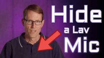 How to hide a lavalier mic under a polo shirt and avoid clothing noise