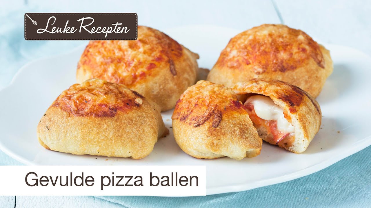Gevulde pizza ballen