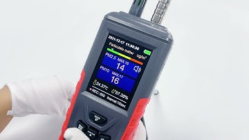 0.3~10μm Dust Particle Counter with laser Probe Records 999 Sets of Data