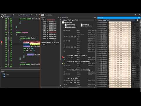 Modifying memory - Visual Studio debugging