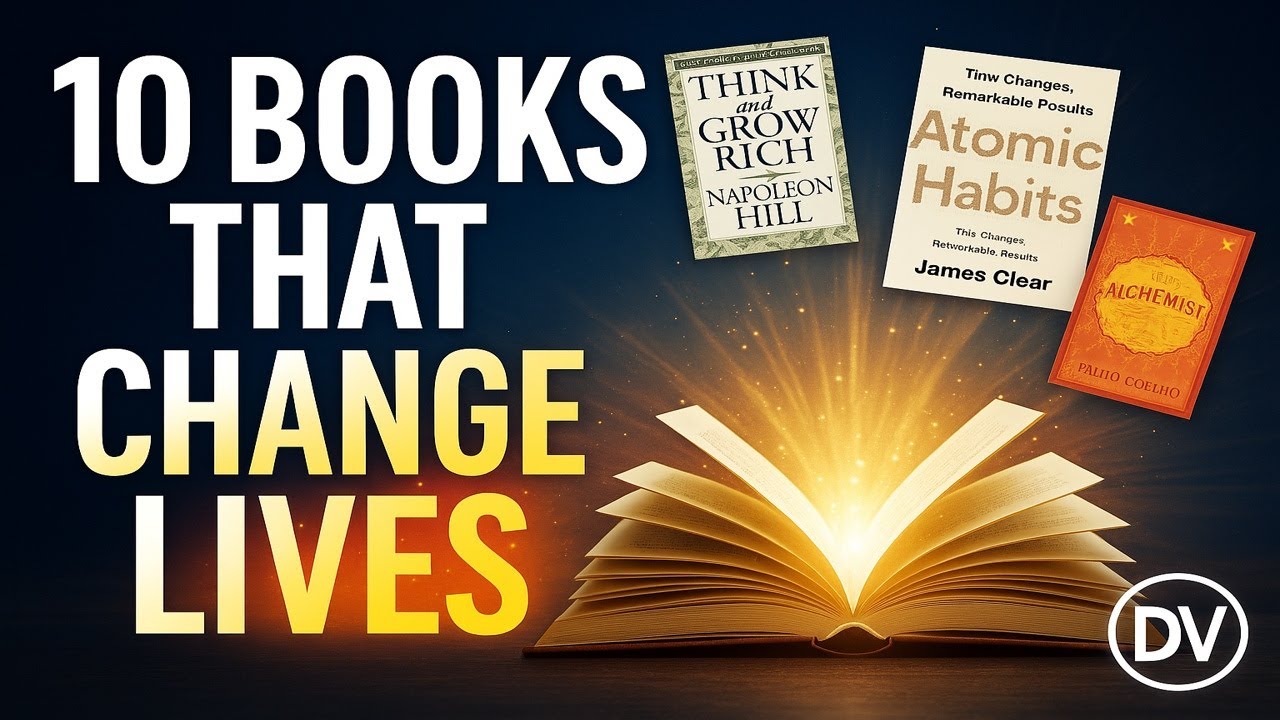 10 Books That Will CHANGE Your Life in 2025 (You’ll Wish You Read These Sooner)