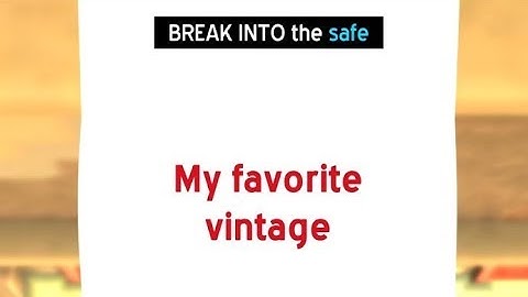 Safe Code [American Fugitive] Vito