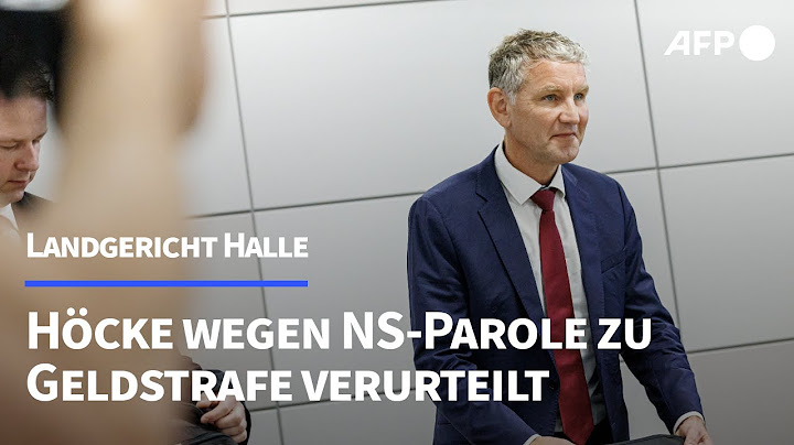 AfD-Politiker Höcke wegen NS-Parole erneut zu Geldstrafe verurteilt | AFP