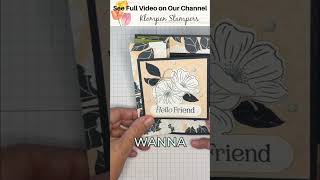 Easy Fun Fold Card: Showcases Designer Paper! #shorts