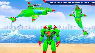 Köpekbalığı Robot Araba Dönüşümü Oyunu - Optimus Shark Robot Transformation #1 - Android Gameplay screenshot 1