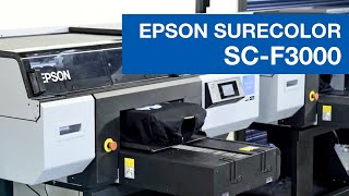 Epson SureColor SC-F3000 - обзор промышленного принтера для прямой печати по текстилю