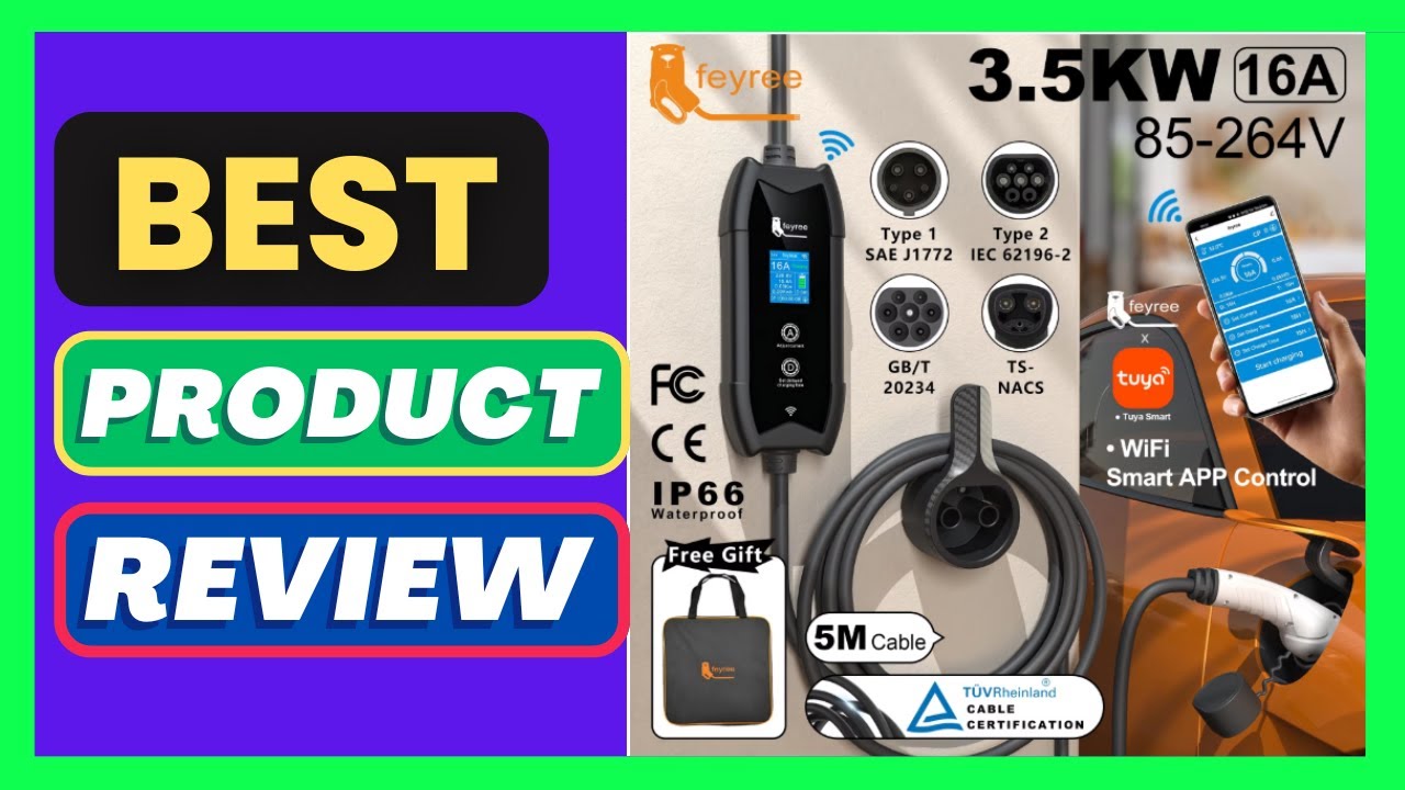 feyree Type2 EV Charger WIFI APP Control