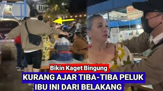 Ibunya Tidak Sadar Yang Peluk Dari Belakang Ternyata Anaknya Kasih Kejutan Pulang Kampung