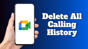 Hoe verwijder je alle belgeschiedenis op Google Meet?