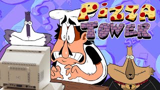 Beating Pizza Tower With a Keyboard | feat. @clydecatt
