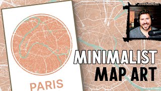 How to Make Amazing Minimalist Map Art with Inkscape: StepbyStep Tutorial
