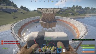 Raiding A Base! - Raidable Bases Rust Mod - Modded Rust - Medium Base