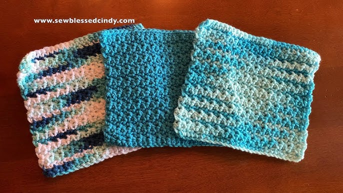 A Pretty Simple Dishcloth - Crochet Quick Fix - Pattern & Tutorial