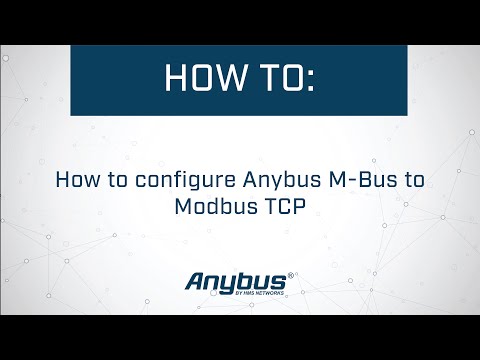 How to configure Anybus M-Bus to Modbus TCP