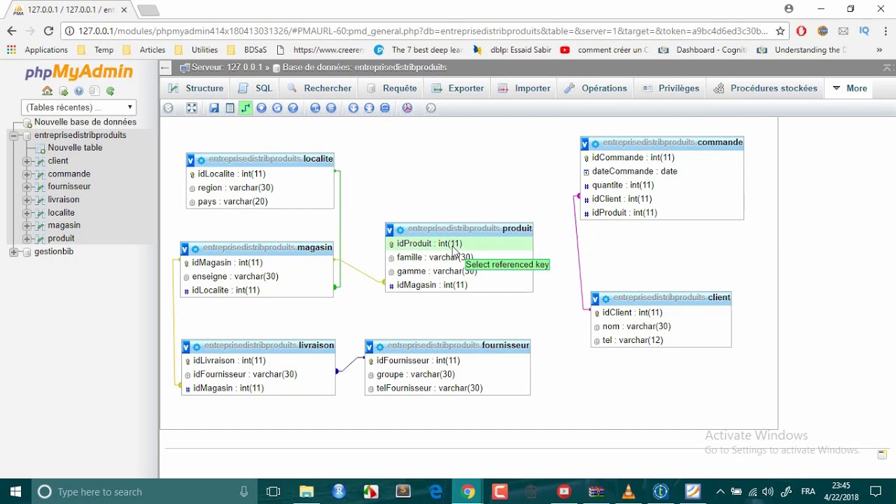 How To Make Relations Between Tables Phpmyadmin YouTube