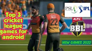 Top 3 cricket league games like IPL,PSL,BBL | new games 2023 | must watch this video screenshot 2