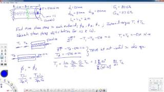 Mechanics of Materials-Lecture-15-Statically Indeterminate Torsion Problems