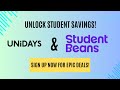 Unlock epic student discounts with unidays  student beans