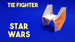 How to make origami tie fighter easy tutorial | Star Wars