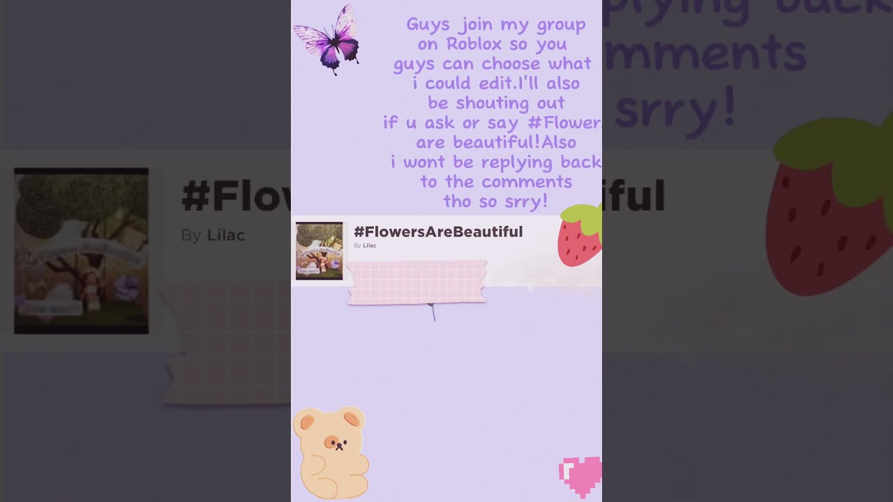 Hi Guys Tysm For Blowing Up The Other Vid I Made Please Blow My Group Robloxshorts Aesthetic