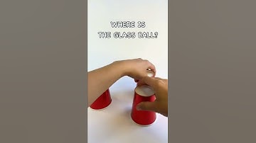 Where is the glass ball hidden? 🔥 #shorts Exercises for intuition developing with INTUITION GAMES