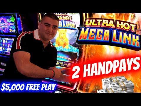 2 HANDPAY JACKPOTS On High Limit Slots With $5,000 Free Play ! PENTHOUSE Tour At The COSMOPOLITAN