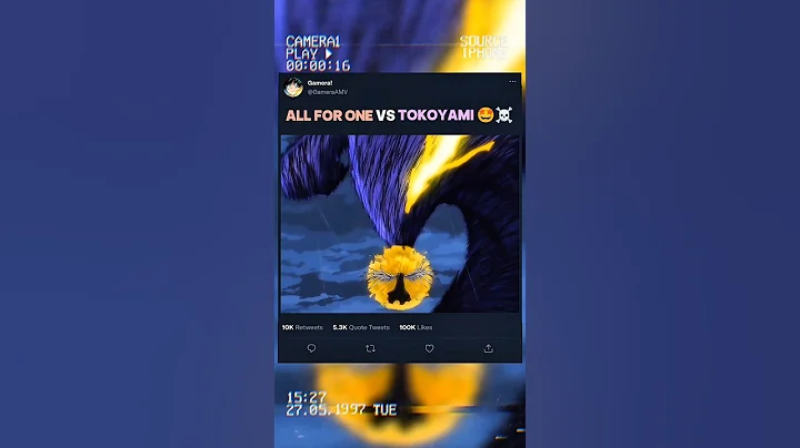 ALL FOR ONE vs TOKOYAMI 🤩☠️ | #myheroacademia #edit #amv #mha #anime