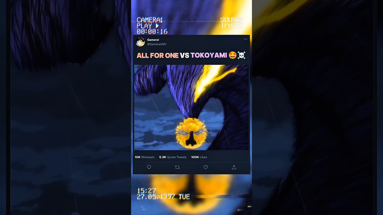ALL FOR ONE vs TOKOYAMI 🤩☠️ | 