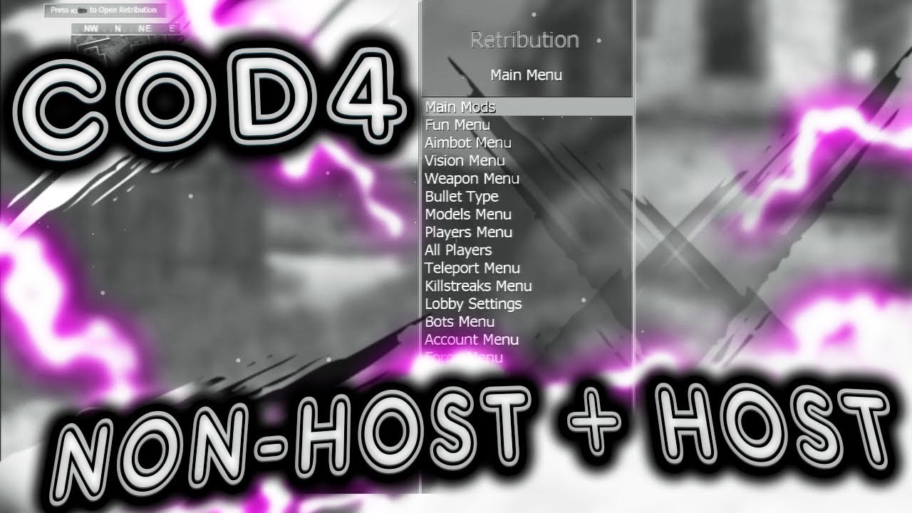 COD4 [PS3/CFW/SPRX] NON-HOST + HOST MENU Retribution W/ DOWNLOAD!
