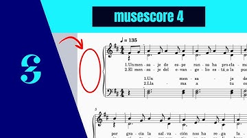 4.4 - ¿Cómo deshabilitar la sangría del primer sistema de la partitura? | MuseScore 4