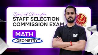 Mathematics – Geometry for SSC CGL/CHSL | SSC Special Class 15 | Kumarjit Sir | ICE Academy