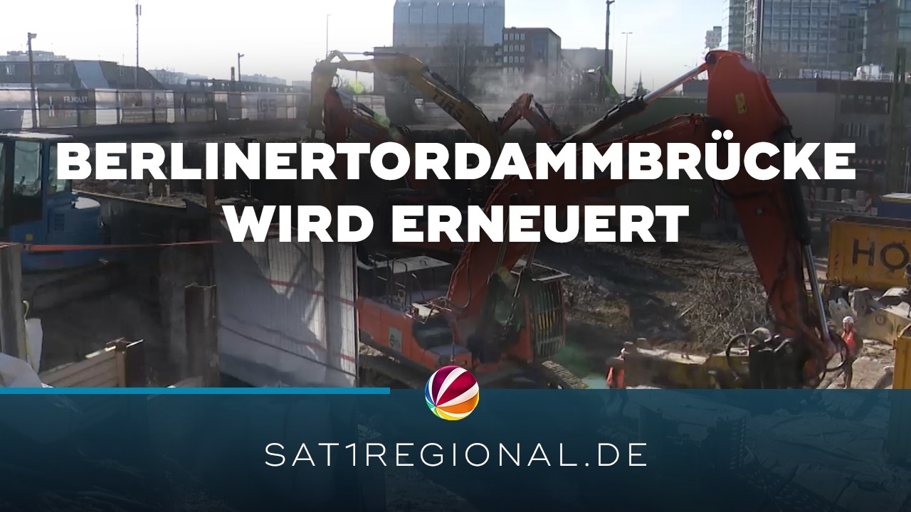 Verkehrsader am Berliner Tor dicht: Staus in Hamburg erwartet