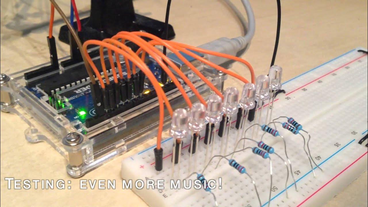 Sound sensitive lights w/ sound sensor & Arduino - YouTube