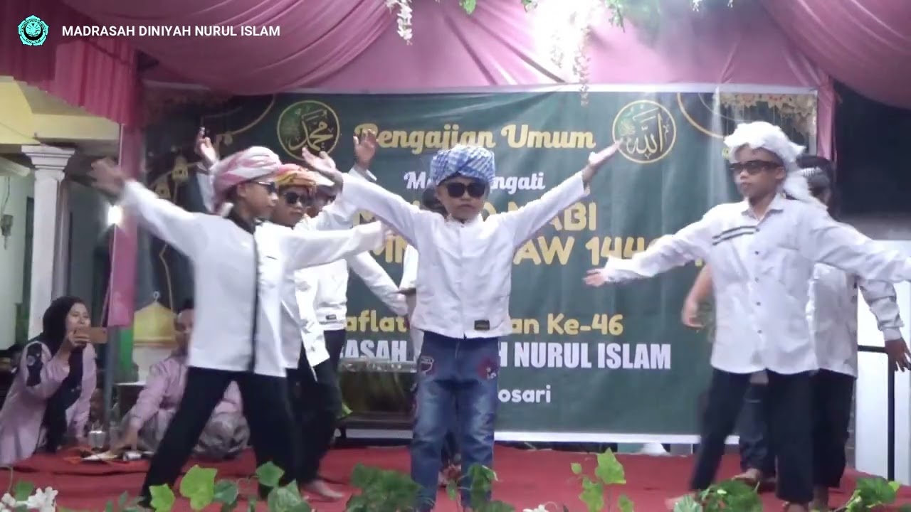 DJ SHOLAWAT WALISONGO | DANCE KREASI | MADRASAH DINIYAH NURUL ISLAM