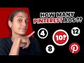 Pinterest Ads: How Many Creatives Should You Run?