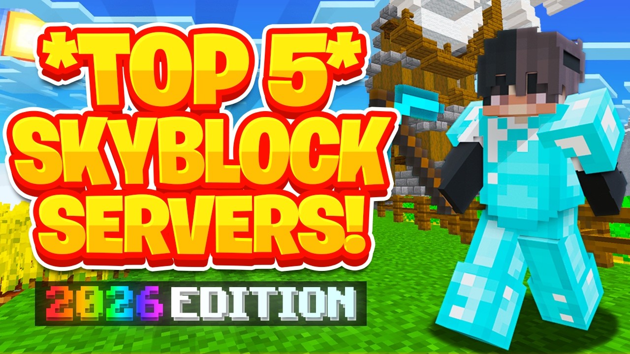 Top 5 *BEST* Minecraft SKYBLOCK Servers To JOIN In 2026 | Best ...